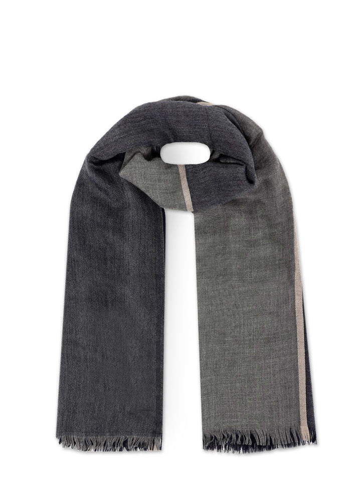 Brunello Cucinelli Scarfs - MARIN BLUE GREY | 443502dbd5c4a0507ef1934f30337dc6a2f5eece