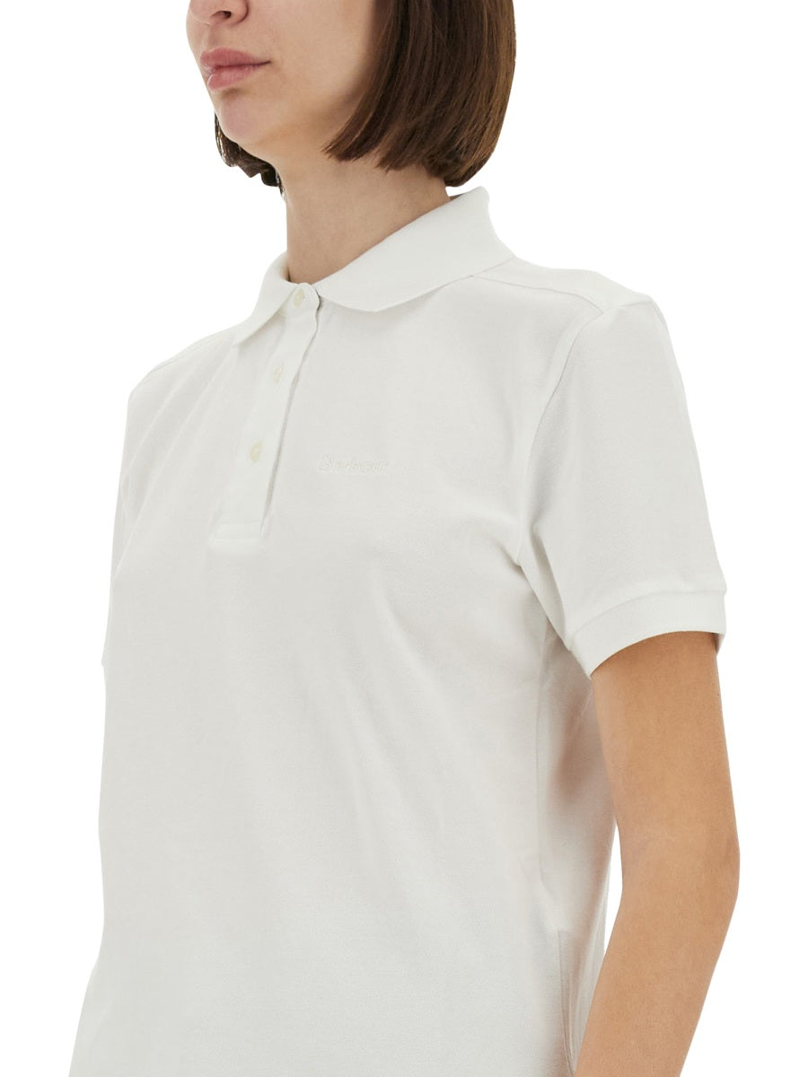 Barbour Polo - Bianco | Wanan Luxury