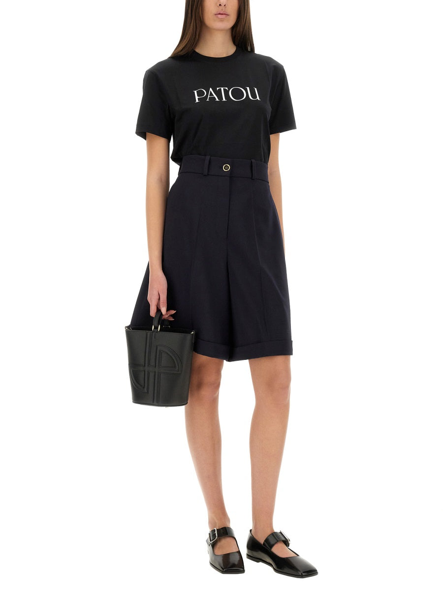 Patou T shirt - Nero | Wanan Luxury