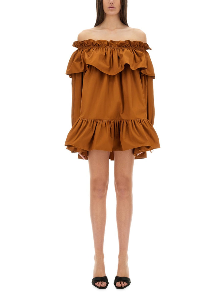 Saint Laurent Abiti - Brown | 357968a3ef13f6c5c4f5e2bc91e699f27d0167d9