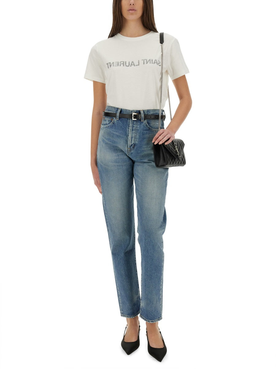 Saint Laurent T shirt - White | 9b00398e490f0fd36d4ddd0b10ca8884634a7643