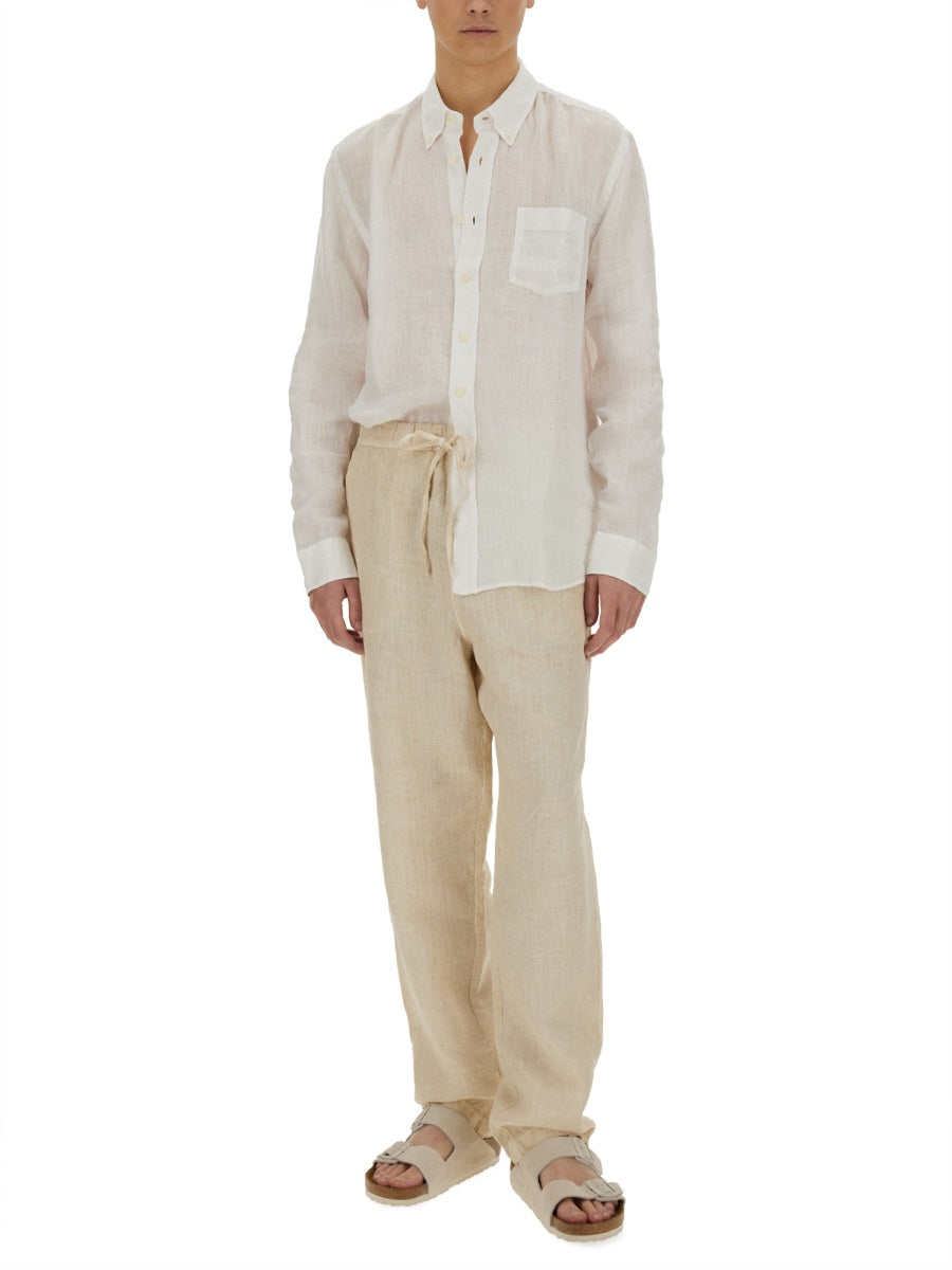 120% Lino Camicie - Bianco | Wanan Luxury