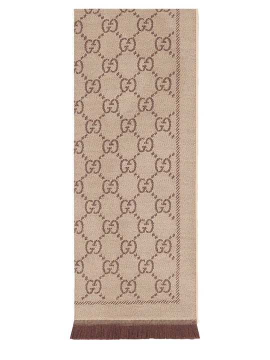 Jacquard "Gg" Scarf