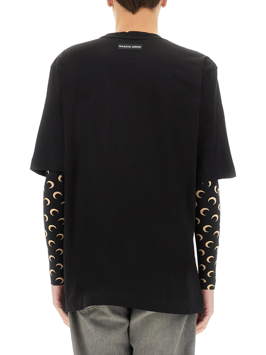 Marine Serre T shirt - Black | 0f756ce27b0d80e06a38d81195abf3b2225e7b1e