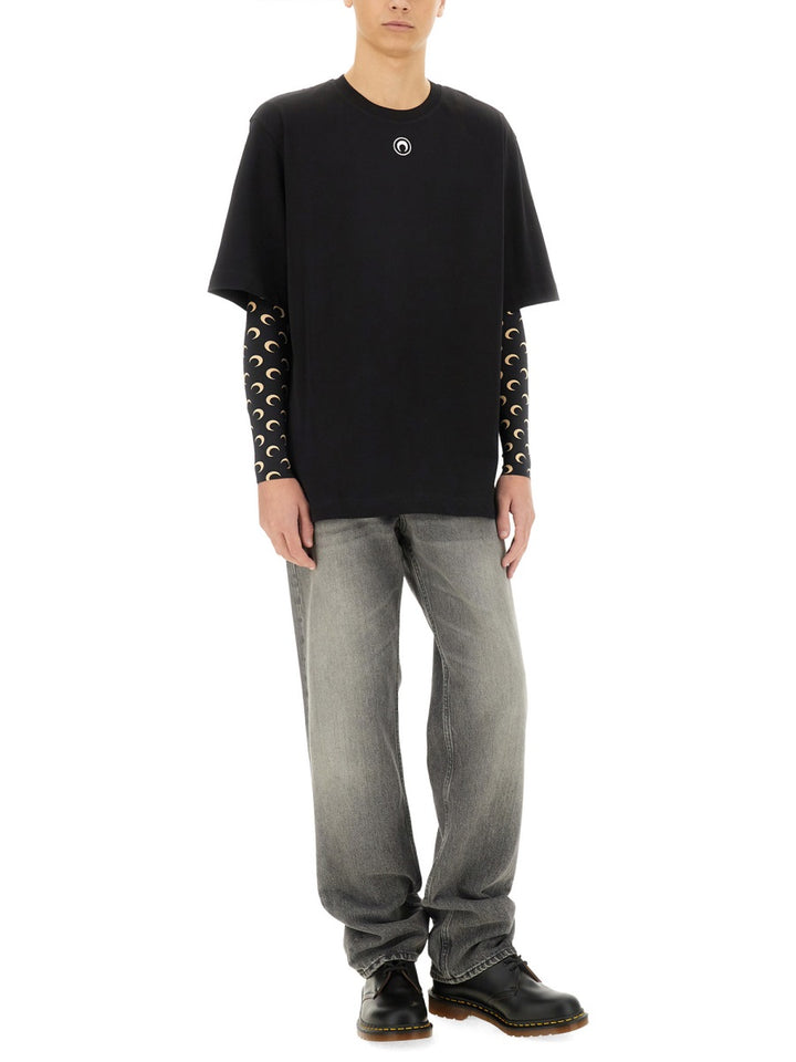 Marine Serre T shirt - Black | bdef23921a6219709f619214edcfba90b1cbfee5