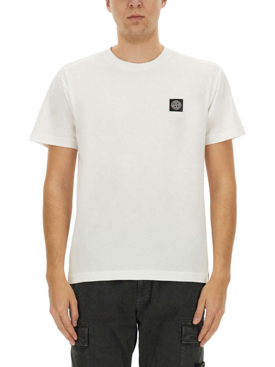 Stone Island T shirt - Bianco | Wanan Luxury