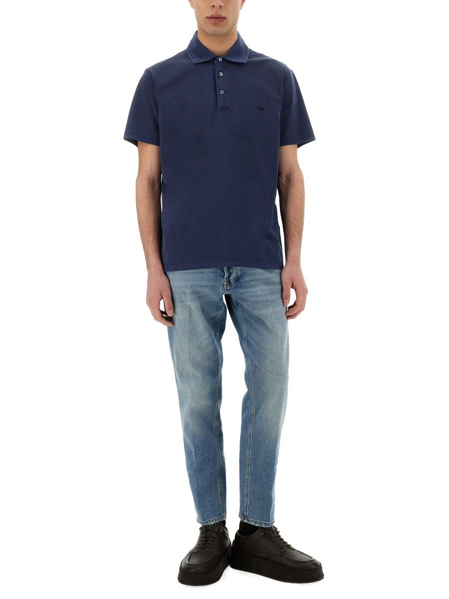 Fay Polo - Blu | Wanan Luxury