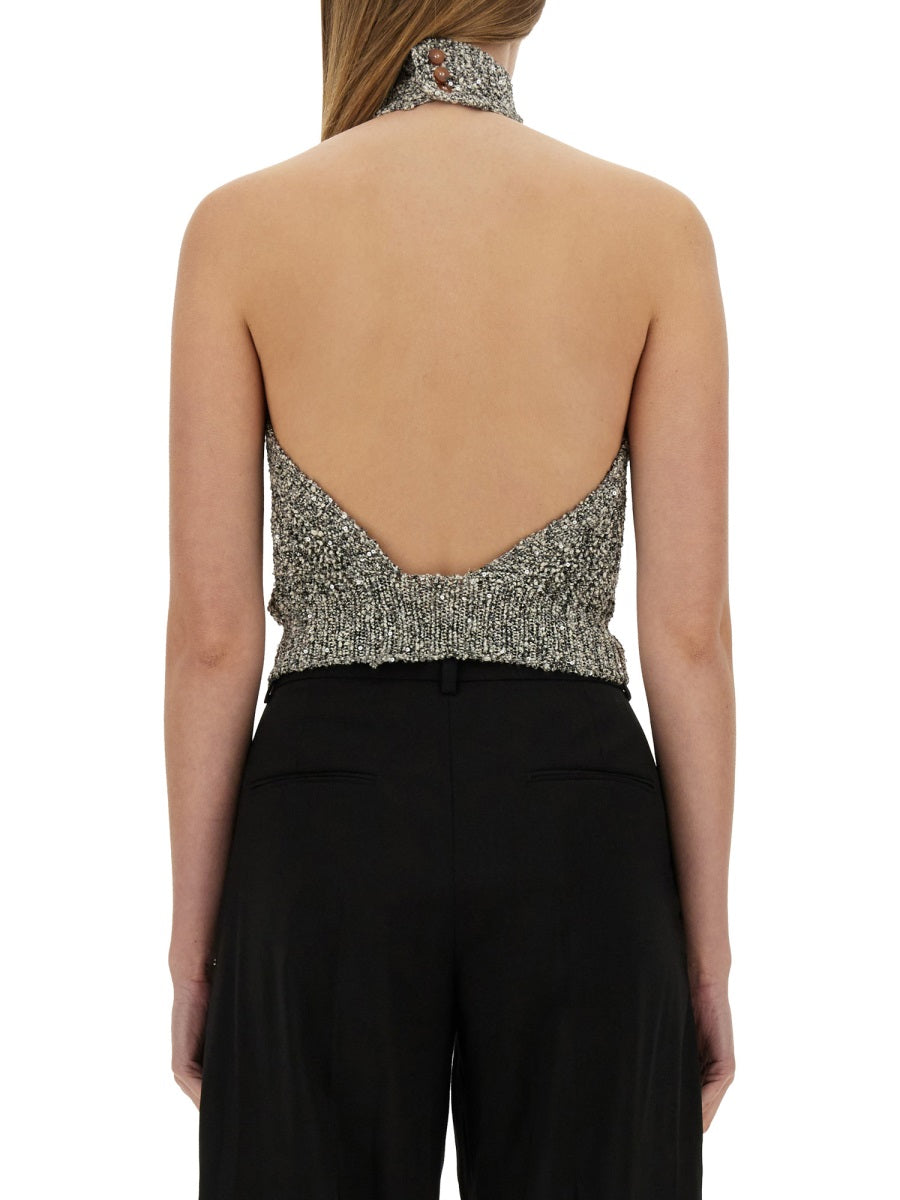 Alysi Top - Grigio | Wanan Luxury