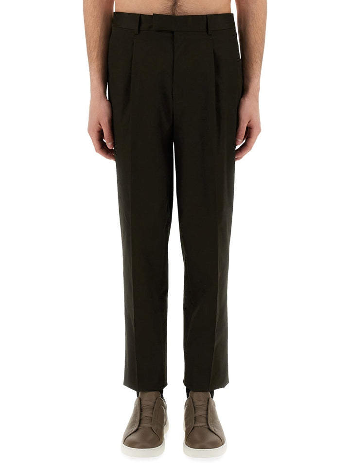 Zegna Pantaloni - Marrone | Wanan Luxury