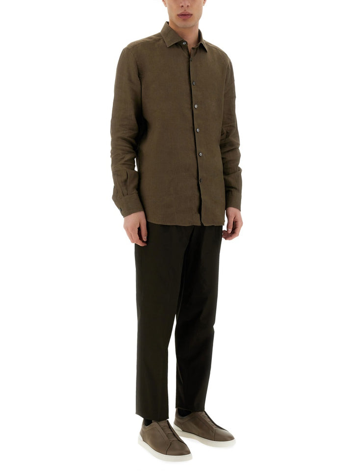 Zegna Pantaloni - Marrone | Wanan Luxury