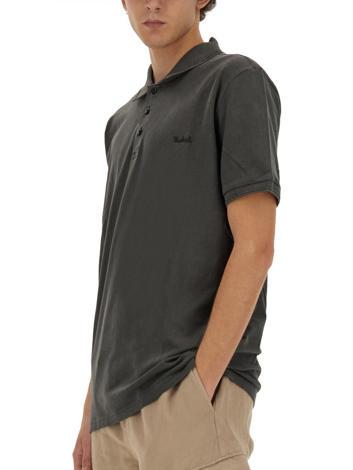 Woolrich Polo - Nero | Wanan Luxury