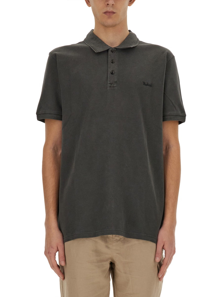 Woolrich Polo - Nero | Wanan Luxury