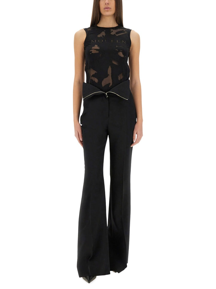 Alexander McQueen Top - Nero | Wanan Luxury
