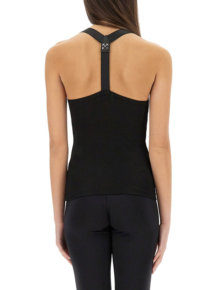 Off-White Top - Nero | Wanan Luxury