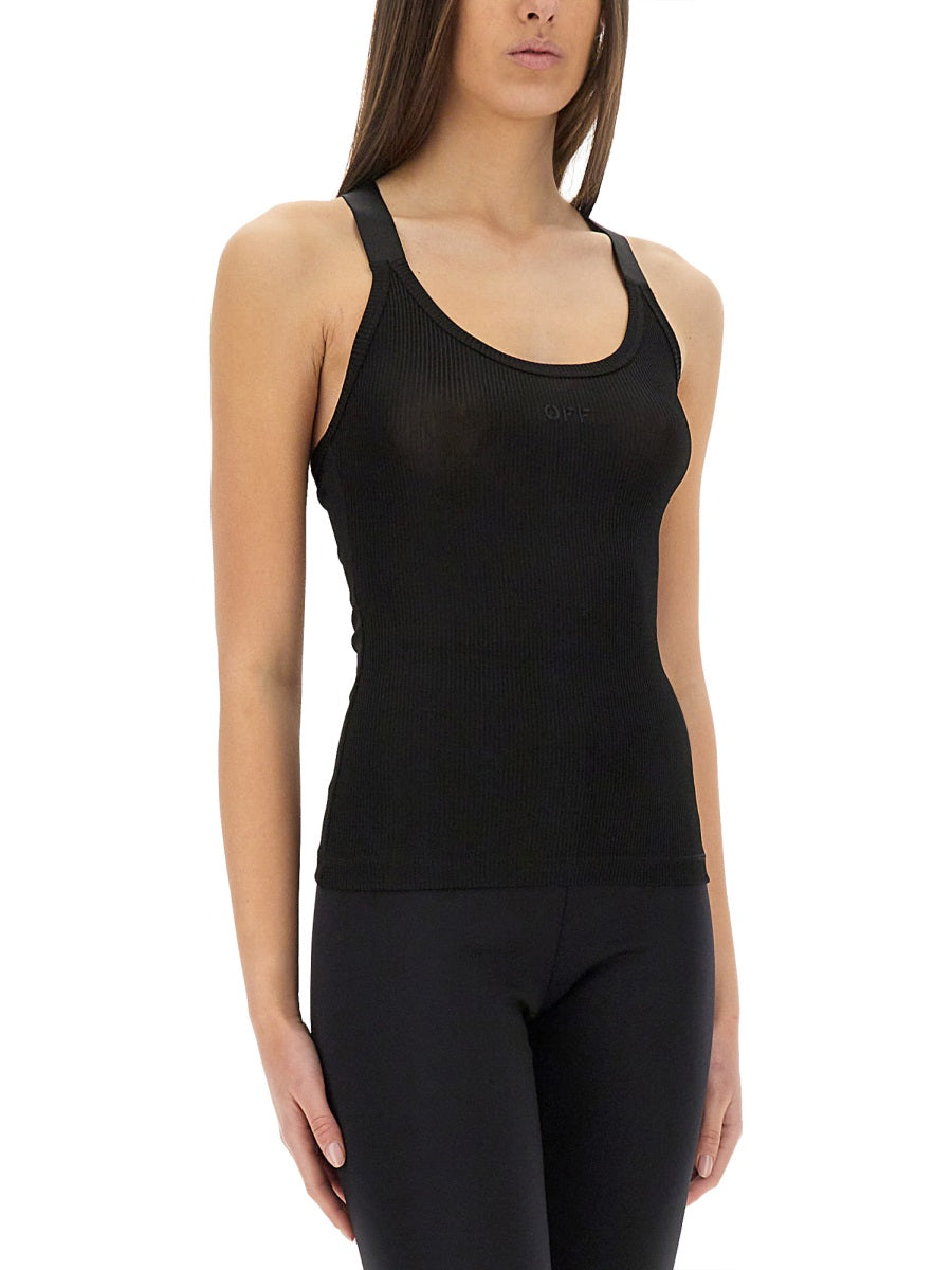 Off-White Top - Nero | Wanan Luxury