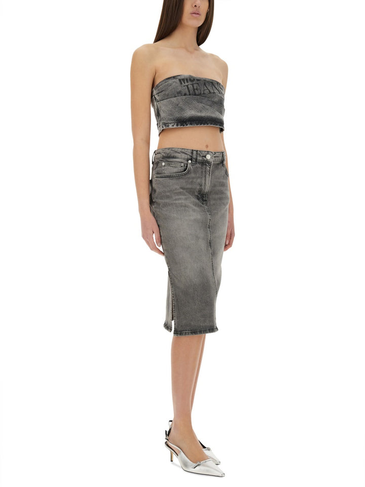 Moschino Jeans Top - Grigio | Wanan Luxury