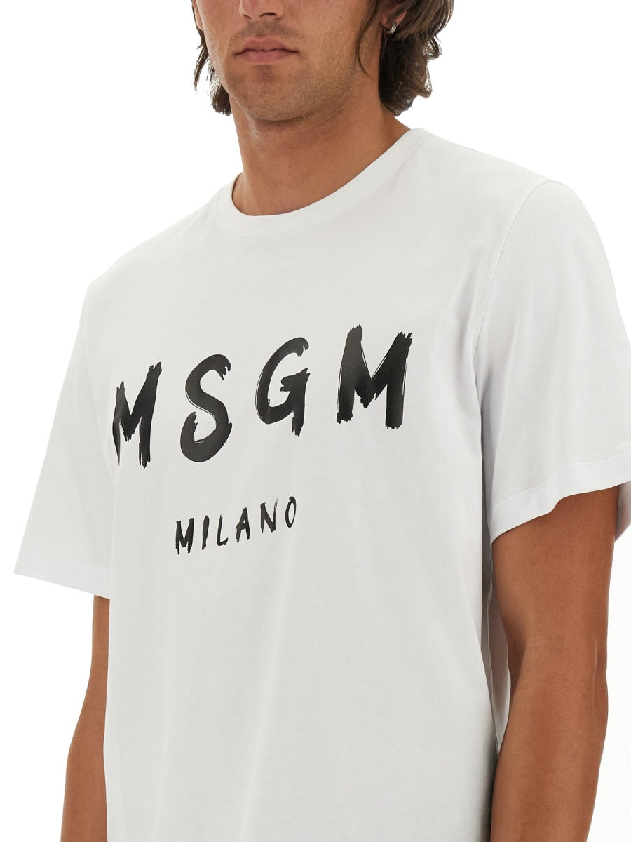 MSGM T shirt - Bianco | Wanan Luxury