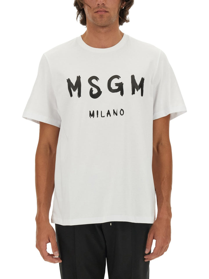 MSGM T shirt - Bianco | Wanan Luxury