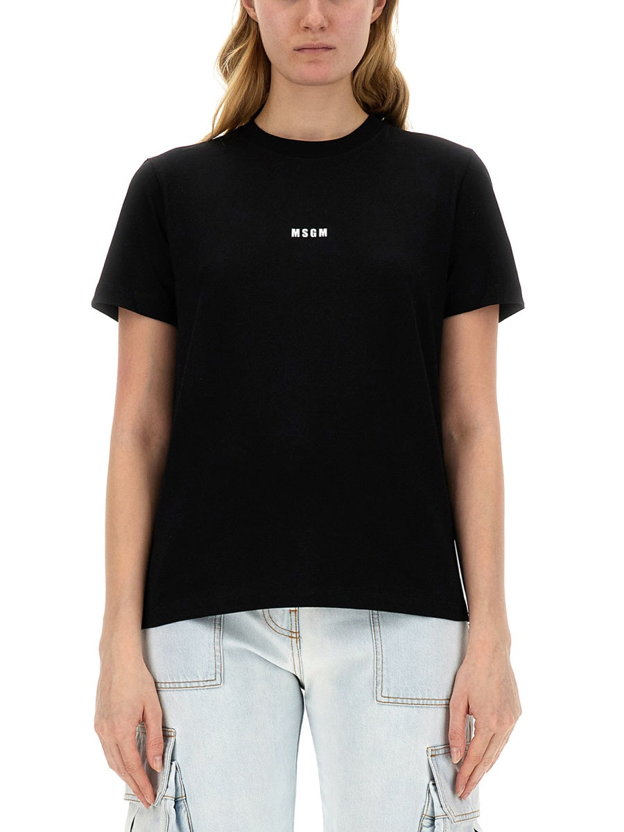 MSGM T shirt - Nero | Wanan Luxury