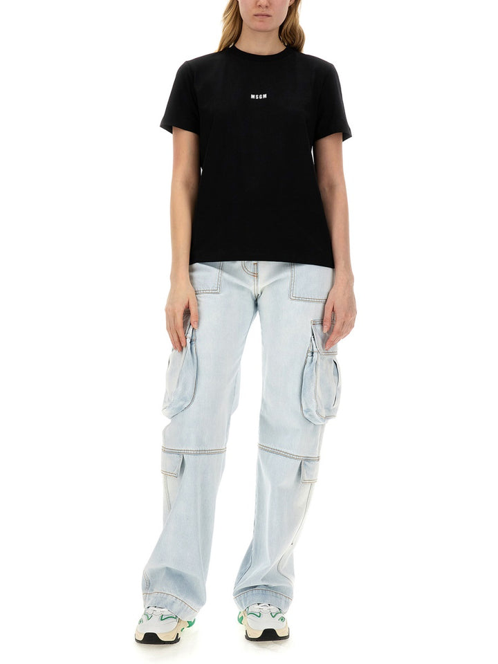 MSGM T shirt - Nero | Wanan Luxury