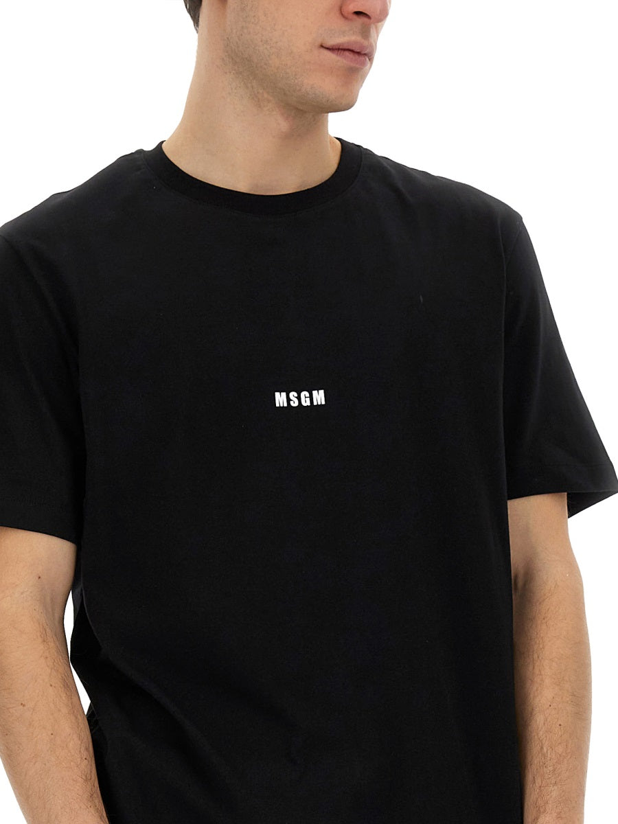 MSGM T shirt - Nero | Wanan Luxury
