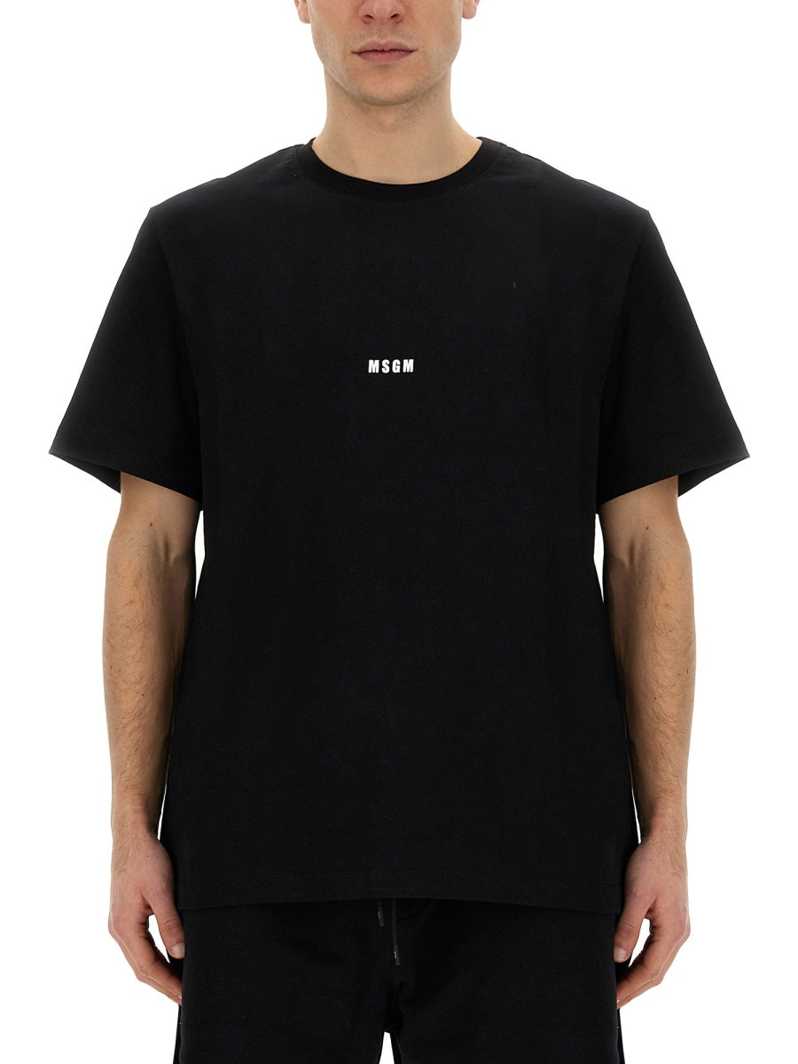 MSGM T shirt - Nero | Wanan Luxury