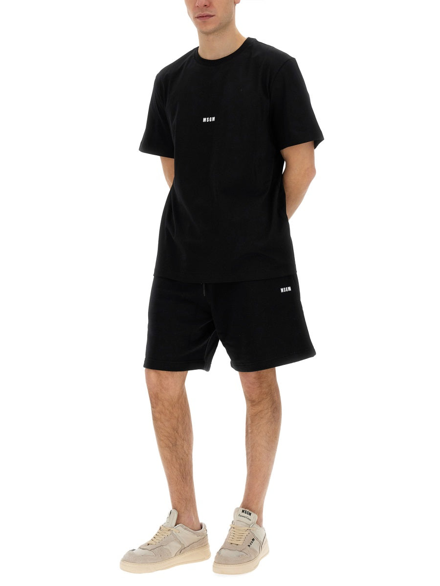 MSGM T shirt - Nero | Wanan Luxury