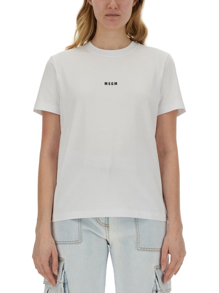 MSGM T shirt - Bianco | Wanan Luxury