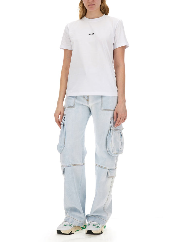 MSGM T shirt - Bianco | Wanan Luxury