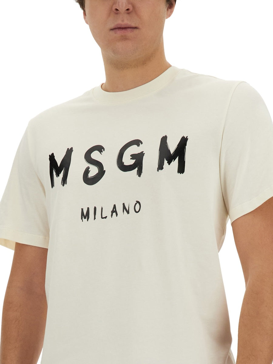 MSGM T shirt - Bianco | Wanan Luxury
