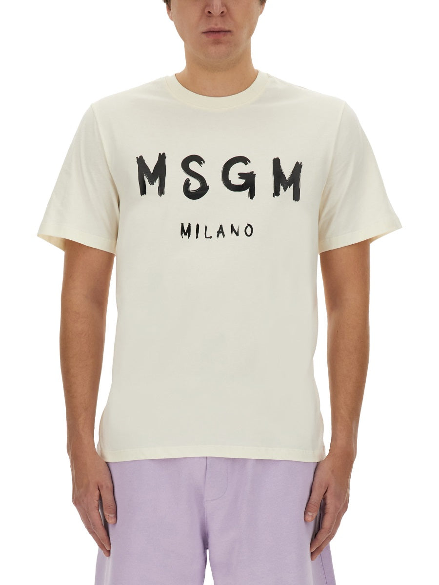 MSGM T shirt - Bianco | Wanan Luxury