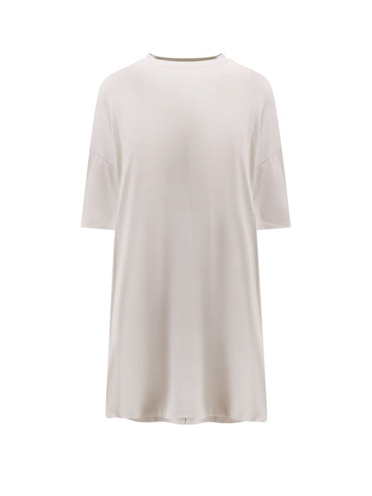 Cotton Jersey Semi Fitted Short Dress