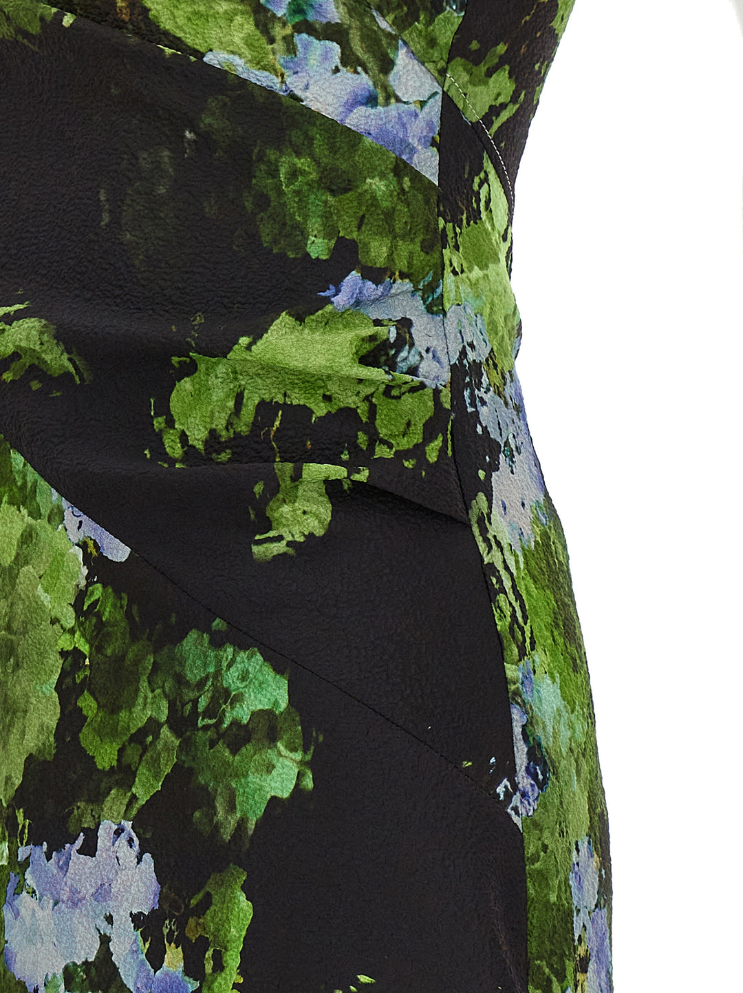 Victoria Beckham Floral Printed Dress Abiti - Multicolor | 5c9d4c19c44515d199ff4f9abfc471bce5bd1cc3