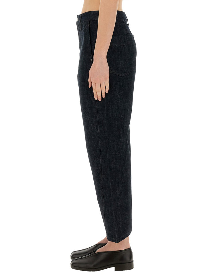 Lemaire Pantaloni - Blu | Wanan Luxury