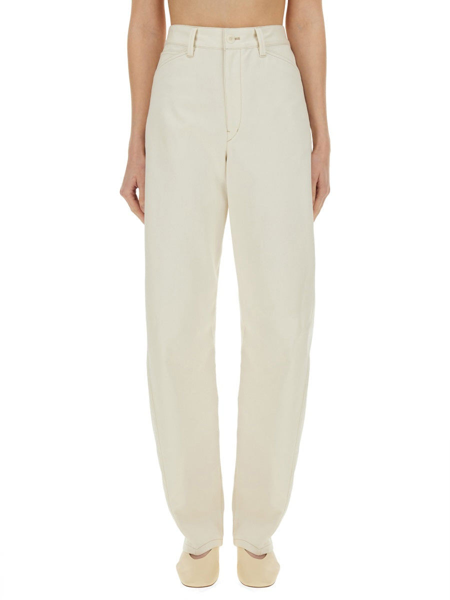 Lemaire Pantaloni - Bianco | Wanan Luxury