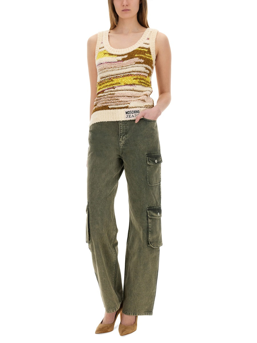 Moschino Jeans Top - Multcolor | Wanan Luxury