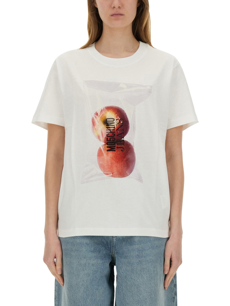 Moschino Jeans T shirt - Bianco | Wanan Luxury