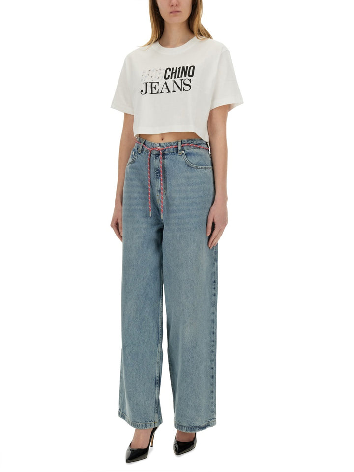 Moschino Jeans T shirt - Bianco | Wanan Luxury