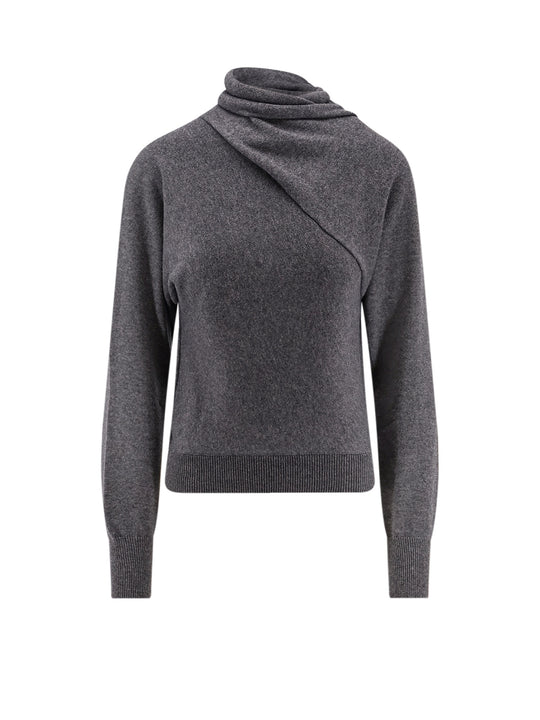 Cashmere And Cotton Turtleneck Sweater