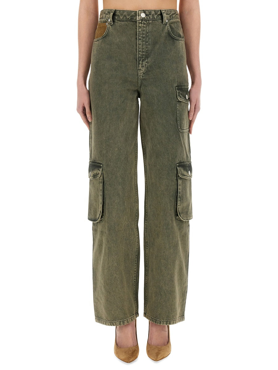 Moschino Jeans Jeans - Military Green | 4a2fdcb780600d45504834ad4c669ffdd2a987e5