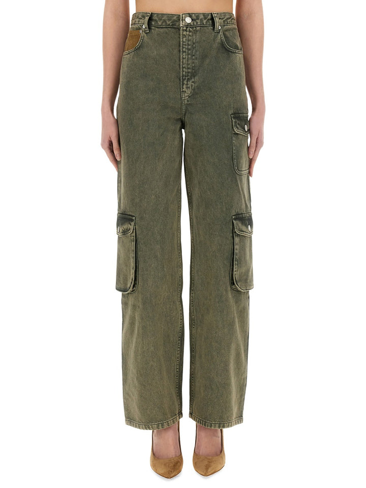 Moschino Jeans Jeans - Military Green | 4a2fdcb780600d45504834ad4c669ffdd2a987e5