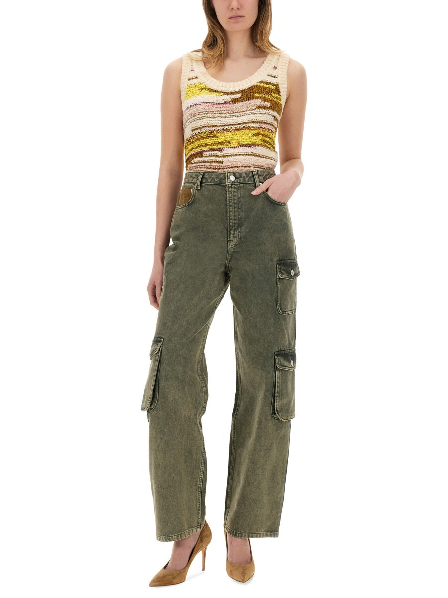 Moschino Jeans Jeans - Military Green | 0db003e3fd68bf46e8deeb1bb62475d7324c29d5