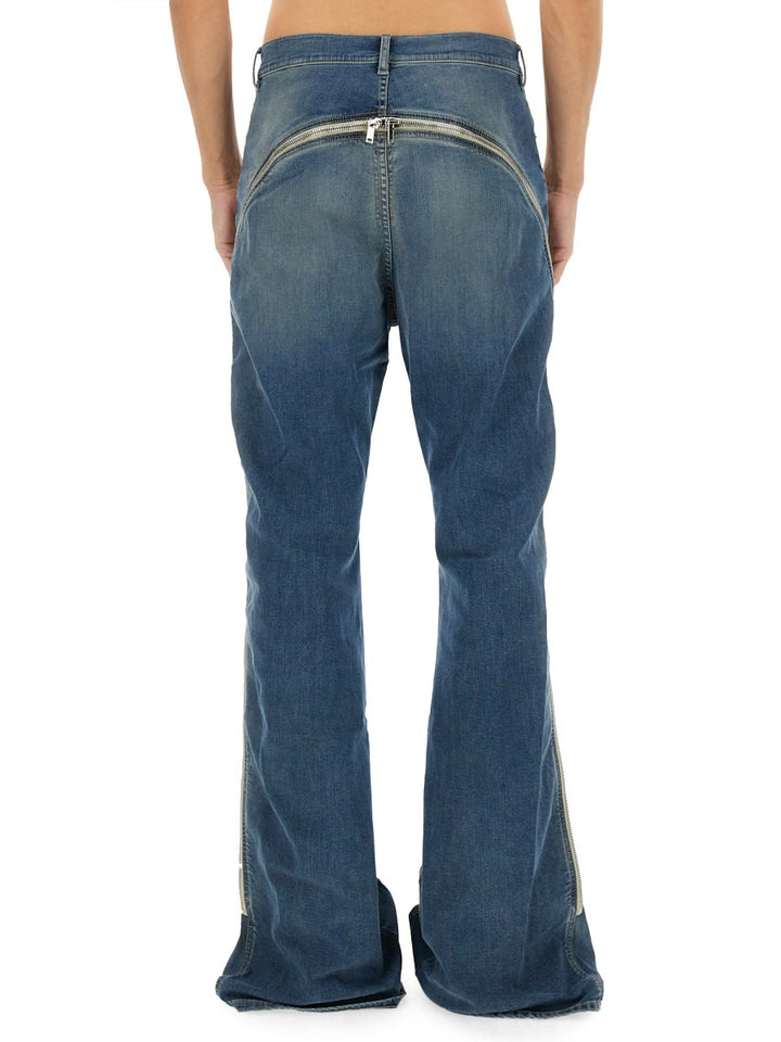 Rick Owens x Drkshdw Pantaloni - Blu | Wanan Luxury