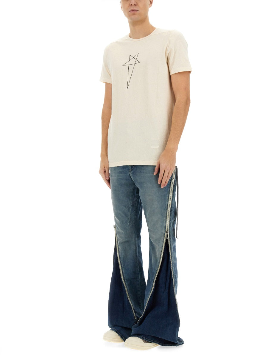 Rick Owens x Drkshdw Pantaloni - Blu | Wanan Luxury