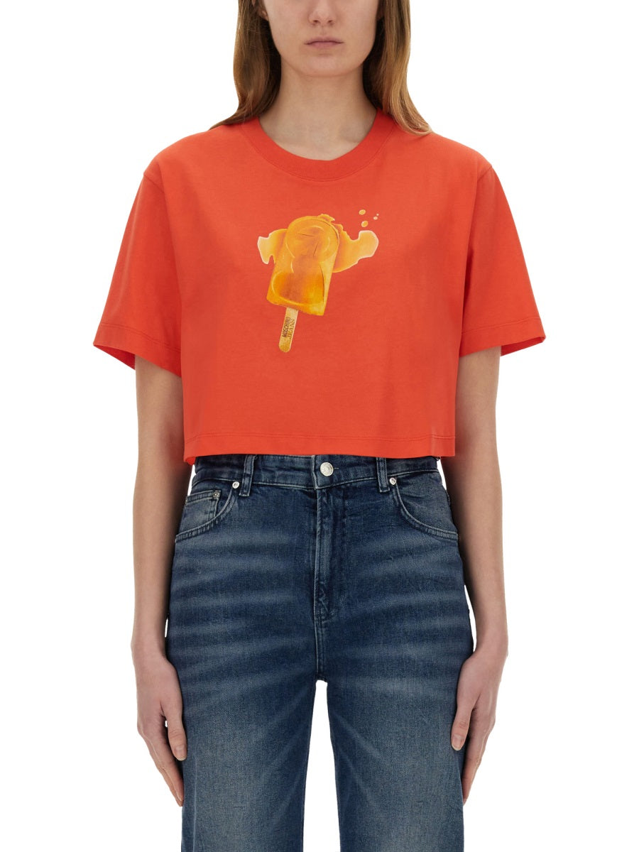 Moschino Jeans T shirt - Rosso | Wanan Luxury