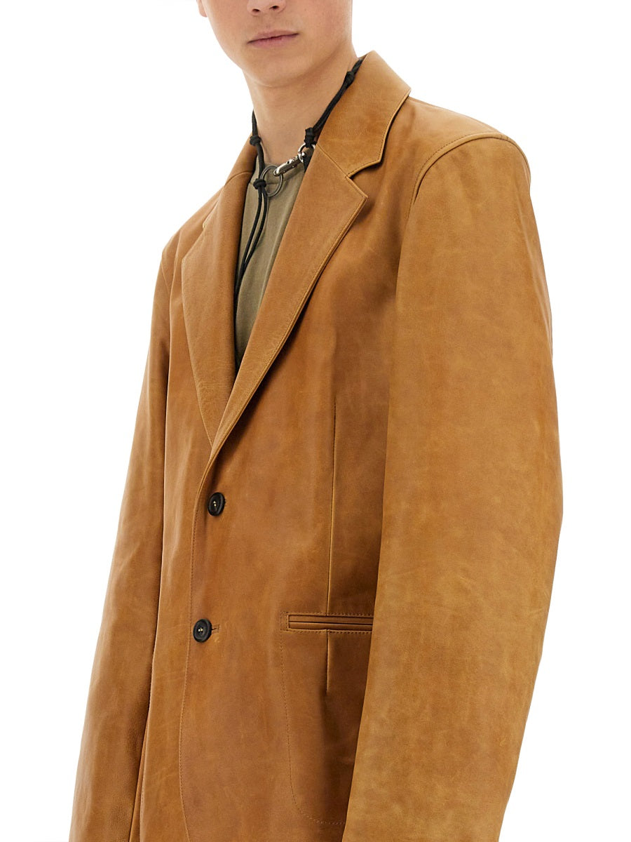 Our Legacy Capi in Pelle - Brown | 932ae0efacdc8fa9018d2b9fcaf0c65e6f8c673b