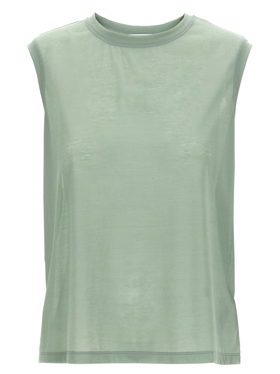 Victoria Beckham Logo Embroidery Top Top - Verde | 98cd9b082a5bc603f7052d174f48ab151efd00bb