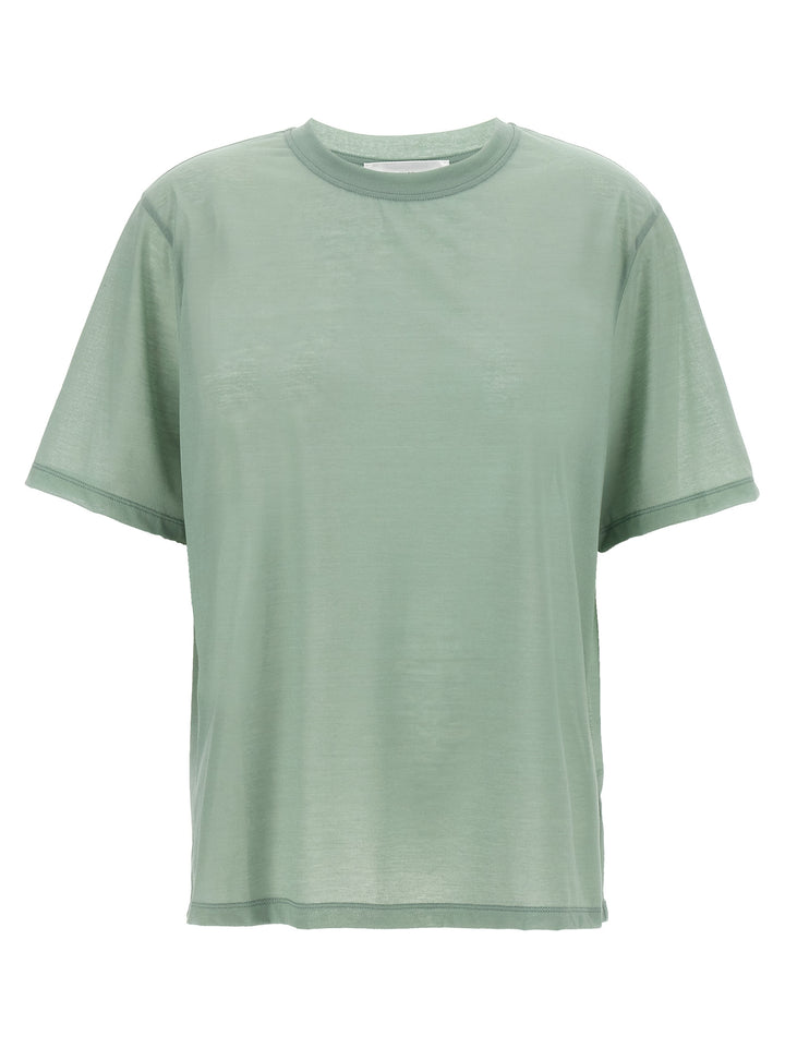 Victoria Beckham Logo Embroidery T shirt - Verde | 2b023c8ce2a1d3285319cf418447d57e669fb0f0