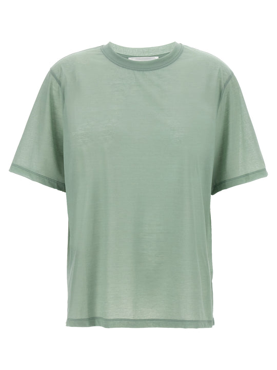 Logo Embroidery T Shirt Verde