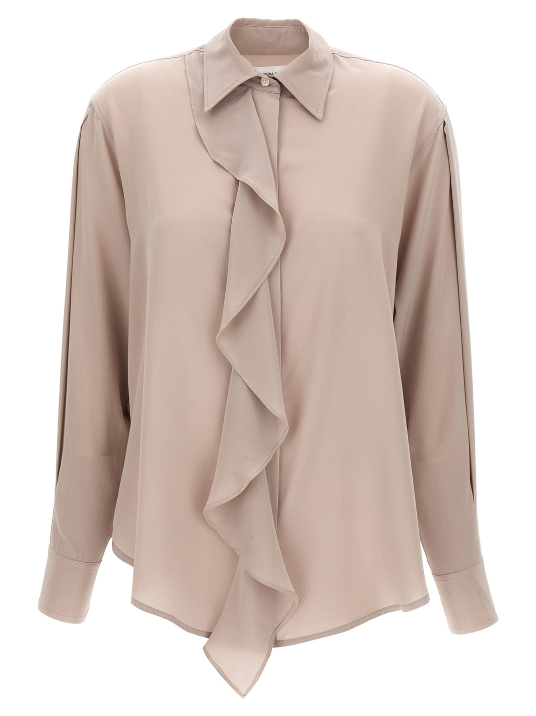 Victoria Beckham Asymmetric Ruffle Camicie - Viola | 7ce607526b145f1cf85777dc8f367a747b451030